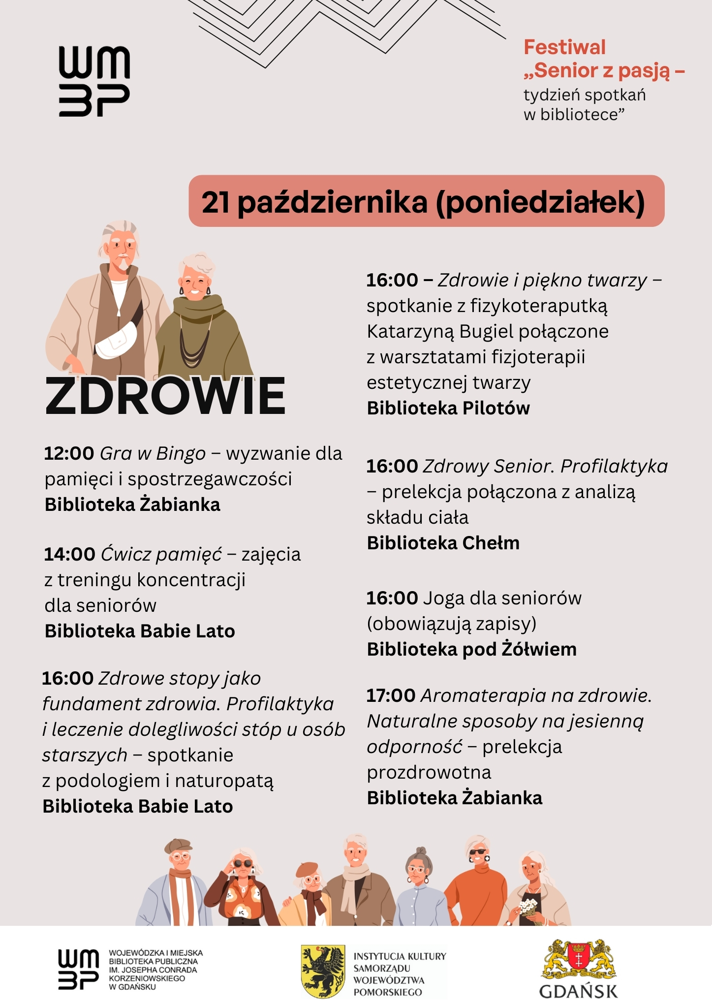 Plan wydarzeń na dzień 21 października